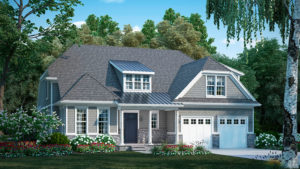 hinsdale meadows new haven cottage front elevation